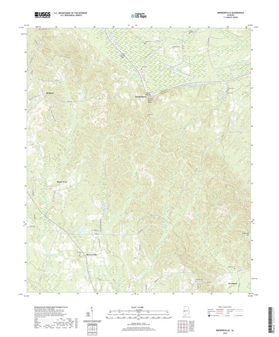 United States Geological Survey Brewersville, AL (2020, 24000-Scale) digital map