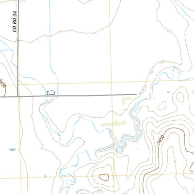 United States Geological Survey Brewster, KS (2022, 24000-Scale) digital map