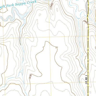 United States Geological Survey Brewster, KS (2022, 24000-Scale) digital map