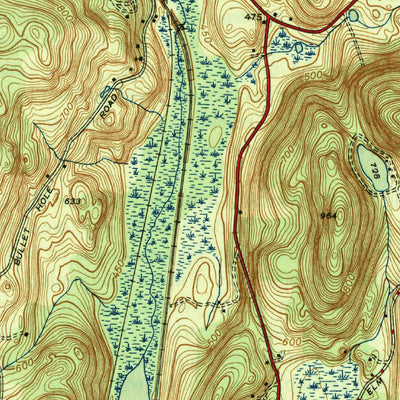 United States Geological Survey Brewster, NY-CT (1946, 31680-Scale) digital map