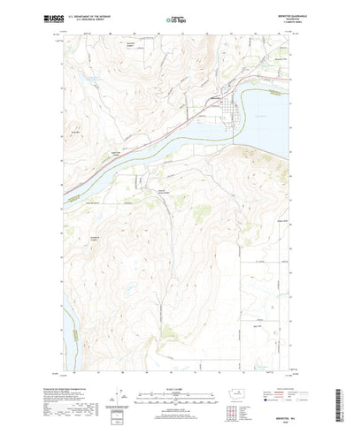 United States Geological Survey Brewster, WA (2020, 24000-Scale) digital map