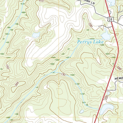 United States Geological Survey Brewton North, AL (2020, 24000-Scale) digital map