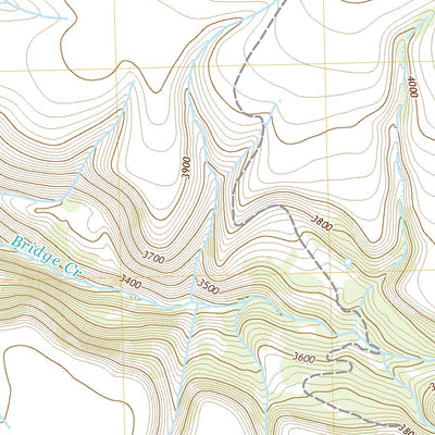 United States Geological Survey Bridge Creek, OR (2020, 24000-Scale) digital map