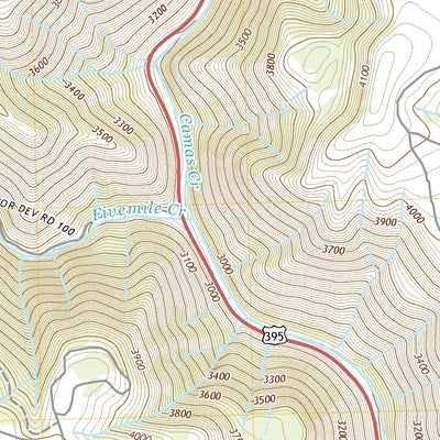 United States Geological Survey Bridge Creek, OR (2020, 24000-Scale) digital map