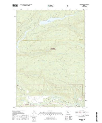 United States Geological Survey Brightwood, OR (2020, 24000-Scale) digital map