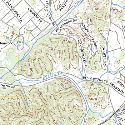 United States Geological Survey Bristol, TN (2022, 24000-Scale) digital map
