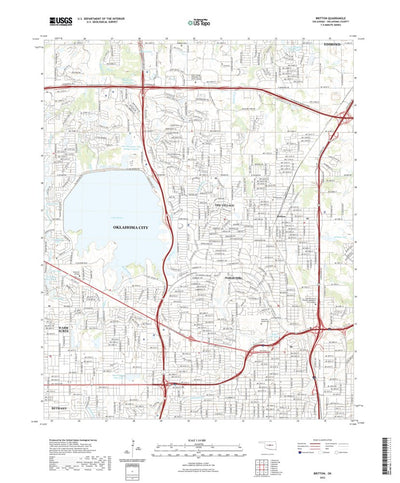 United States Geological Survey Britton, OK (2022, 24000-Scale) digital map