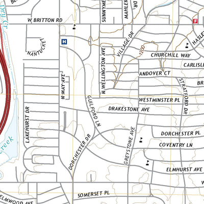 United States Geological Survey Britton, OK (2022, 24000-Scale) digital map
