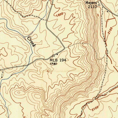 United States Geological Survey Brockdell, TN (1947, 24000-Scale) digital map