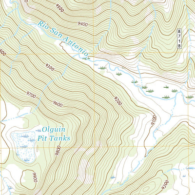 United States Geological Survey Broke Off Mountain, NM (2020, 24000-Scale) digital map