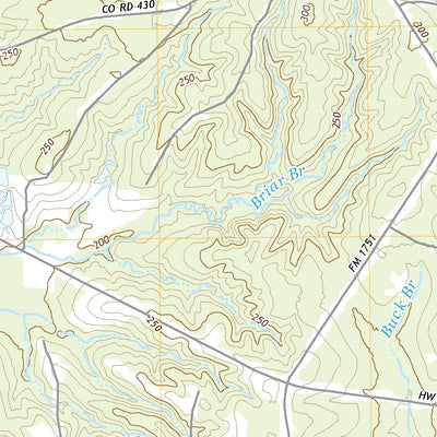 United States Geological Survey Bronson, TX (2022, 24000-Scale) digital map