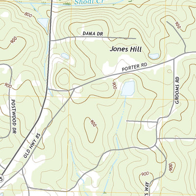 United States Geological Survey Brooks, GA (2020, 24000-Scale) digital map