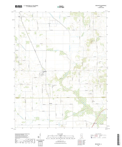 United States Geological Survey Broughton, IL (2021, 24000-Scale) digital map