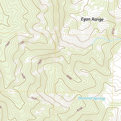 United States Geological Survey Brown Knoll, NV (2021, 24000-Scale) digital map
