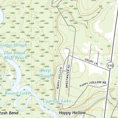 United States Geological Survey Browntown, GA (2020, 24000-Scale) digital map