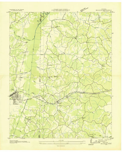 United States Geological Survey Bruceton, TN (1936, 24000-Scale) digital map