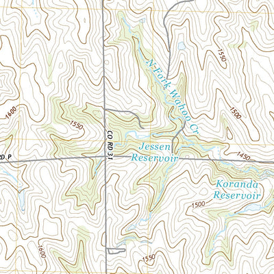 United States Geological Survey Bruno, NE (2021, 24000-Scale) digital map