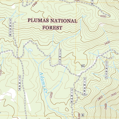 United States Geological Survey Brush Creek, CA (2022, 24000-Scale) digital map