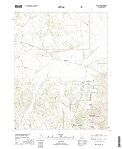 United States Geological Survey Bryce Canyon, UT (2020, 24000-Scale) digital map