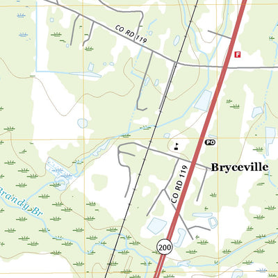 United States Geological Survey Bryceville, FL (2021, 24000-Scale) digital map
