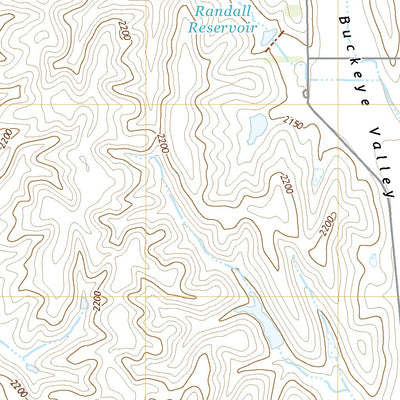 United States Geological Survey Buckeye Valley, NE (2021, 24000-Scale) digital map