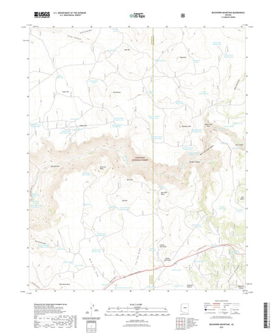 United States Geological Survey Buckhorn Mountain, AZ (2021, 24000-Scale) digital map