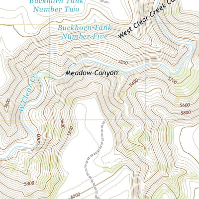 United States Geological Survey Buckhorn Mountain, AZ (2021, 24000-Scale) digital map