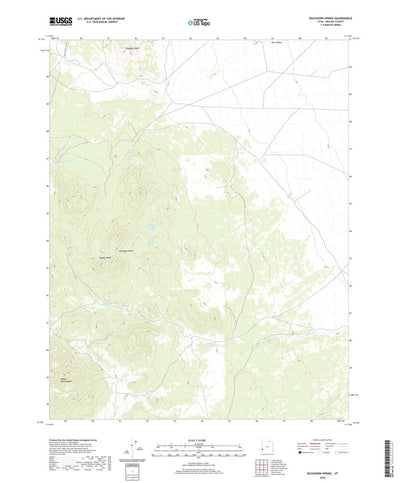 United States Geological Survey Buckhorn Spring, UT (2020, 24000-Scale) digital map