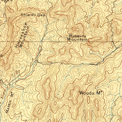 United States Geological Survey Buckingham, VA (1892, 125000-Scale) digital map