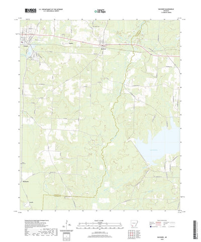 United States Geological Survey Buckner, AR (2020, 24000-Scale) digital map