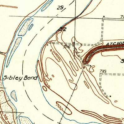 United States Geological Survey Buckner, MO (1935, 24000-Scale) digital map
