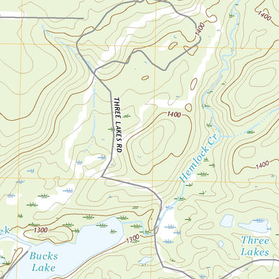 United States Geological Survey Bucks Lake, WI (2022, 24000-Scale) digital map