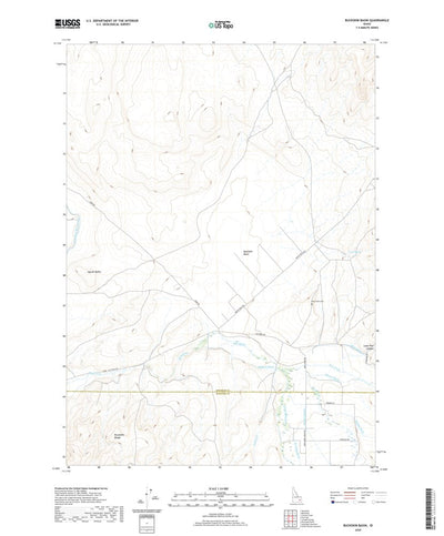 United States Geological Survey Buckskin Basin, ID (2020, 24000-Scale) digital map