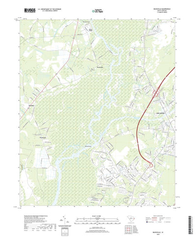 United States Geological Survey Bucksville, SC (2020, 24000-Scale) digital map