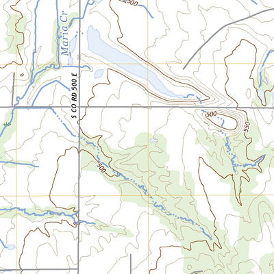 United States Geological Survey Bucktown, IN (2022, 24000-Scale) digital map