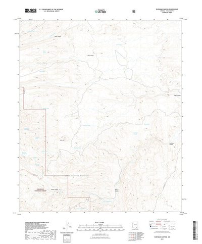 United States Geological Survey Buehman Canyon, AZ (2021, 24000-Scale) digital map