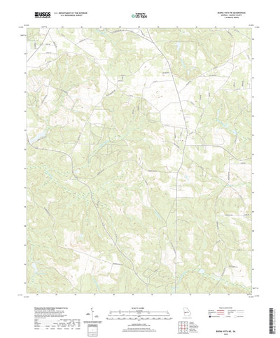 United States Geological Survey Buena Vista NE, GA (2020, 24000-Scale) digital map
