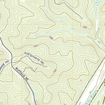 United States Geological Survey Buffalo City, AR (2020, 24000-Scale) digital map