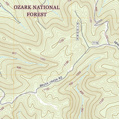 United States Geological Survey Buffalo City, AR (2020, 24000-Scale) digital map