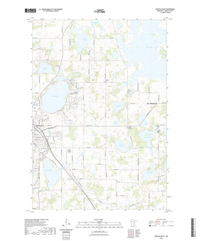 United States Geological Survey Buffalo East, MN (2022, 24000-Scale) digital map