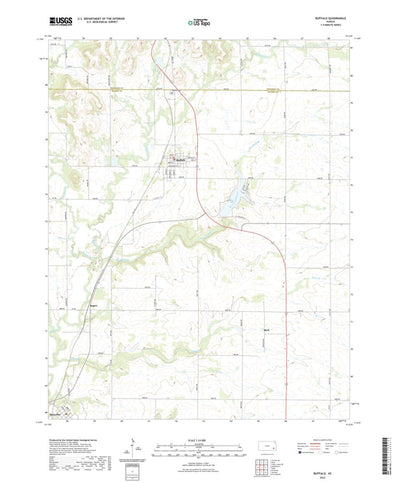 United States Geological Survey Buffalo, KS (2022, 24000-Scale) digital map