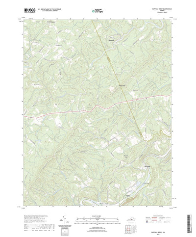 United States Geological Survey Buffalo Ridge, VA (2022, 24000-Scale) digital map