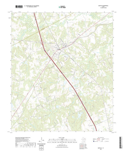 United States Geological Survey Buffalo, TX (2022, 24000-Scale) digital map