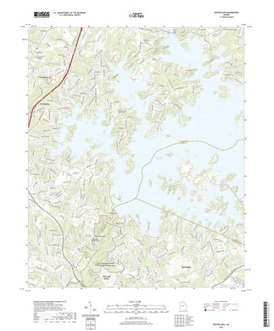 United States Geological Survey Buford Dam, GA (2020, 24000-Scale) digital map