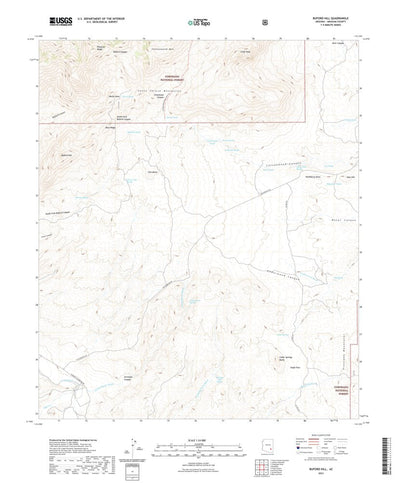 United States Geological Survey Buford Hill, AZ (2021, 24000-Scale) digital map