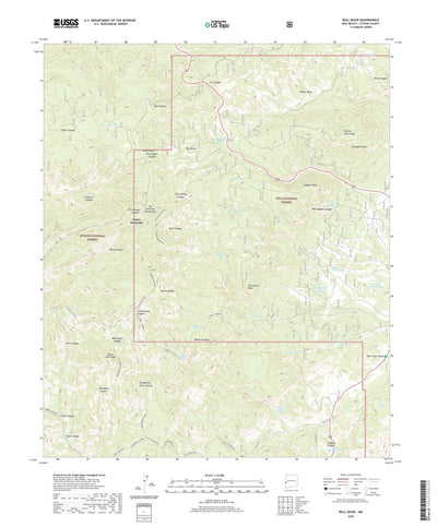 United States Geological Survey Bull Basin, NM (2020, 24000-Scale) digital map