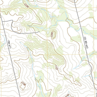 United States Geological Survey Bull Creek, TX (2022, 24000-Scale) digital map