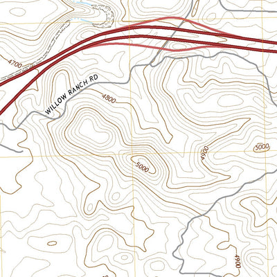 United States Geological Survey Bull Spring, AZ (2021, 24000-Scale) digital map