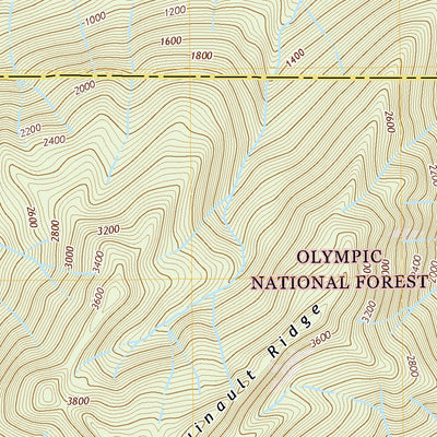 United States Geological Survey Bunch Lake, WA (2020, 24000-Scale) digital map