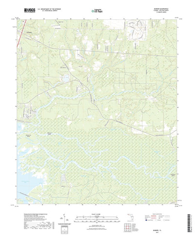 United States Geological Survey Bunker, FL (2021, 24000-Scale) digital map